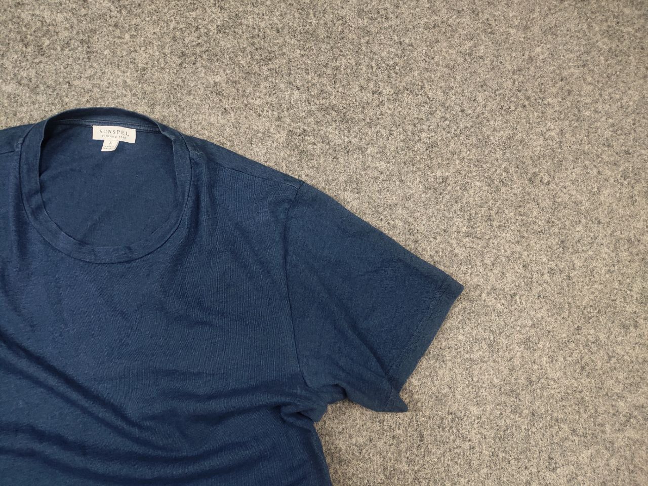 Sunspel Sunspel England Design minimalist Cotton Classic Fit T shirt Size US S / EU 44-46 / 1 - 7 Thumbnail