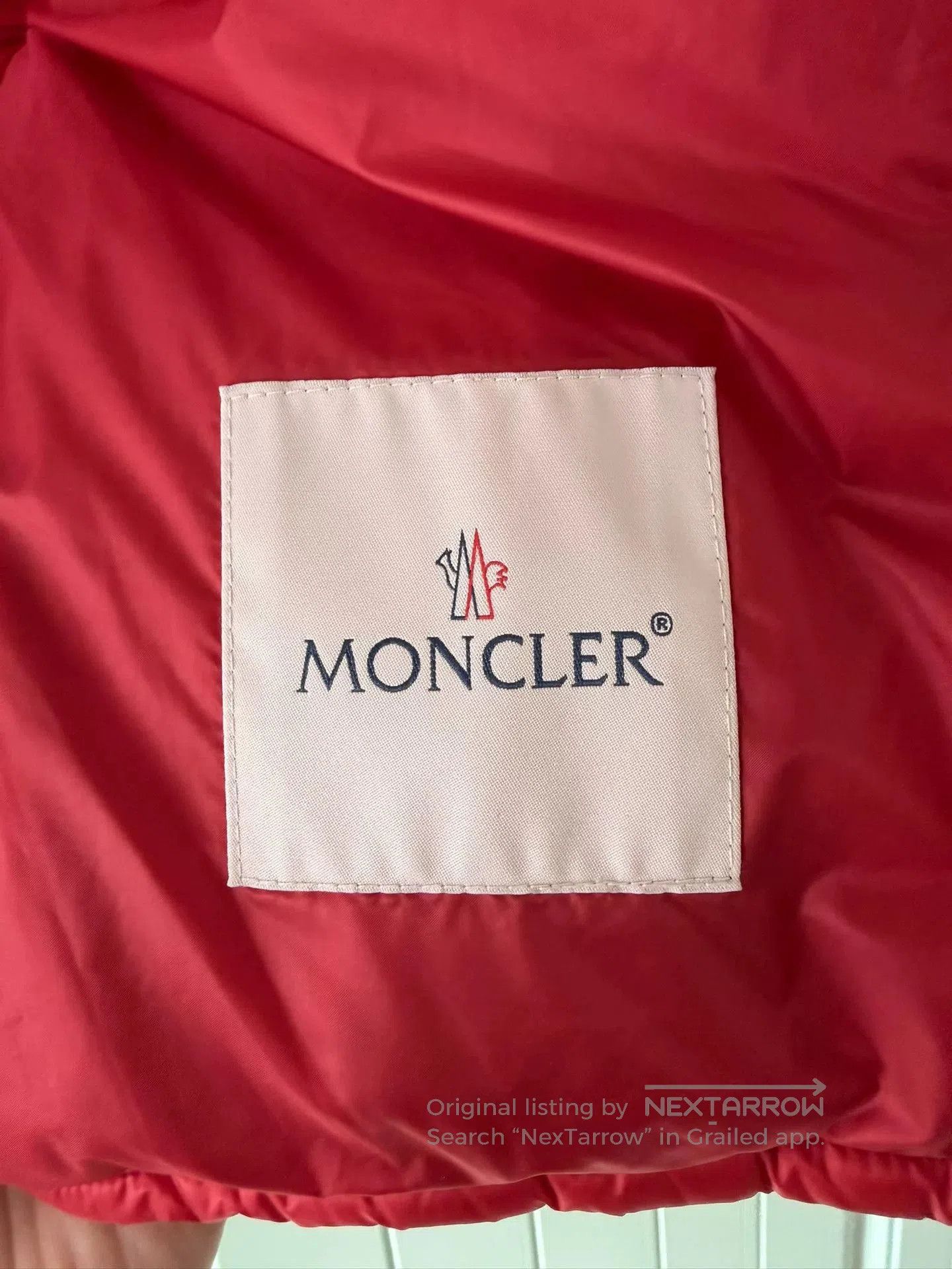 Moncler Moncler Liane Red Down Vest Size . Size XS / US 0-2 / IT 36-38 - 3 Thumbnail