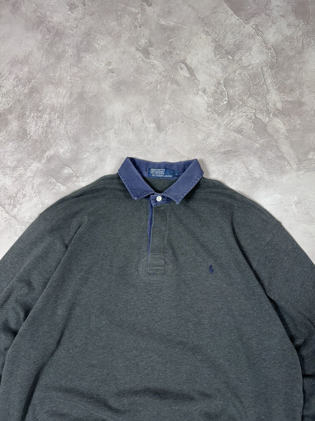 Polo Ralph Lauren Vintgae Polo Ralph Lauren Long-sleeve Rugby Sweatshirt Size US L / EU 52-54 / 3 - 3 Thumbnail