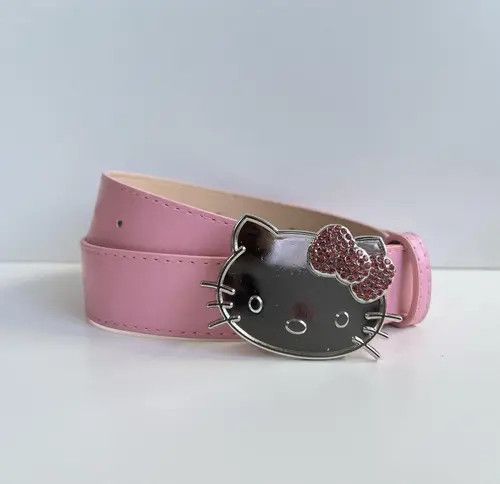 VIBE Y2k 2000s Hello Kitty Cartoon grunge goth emo punk belt Size ONE SIZE - 3 Thumbnail