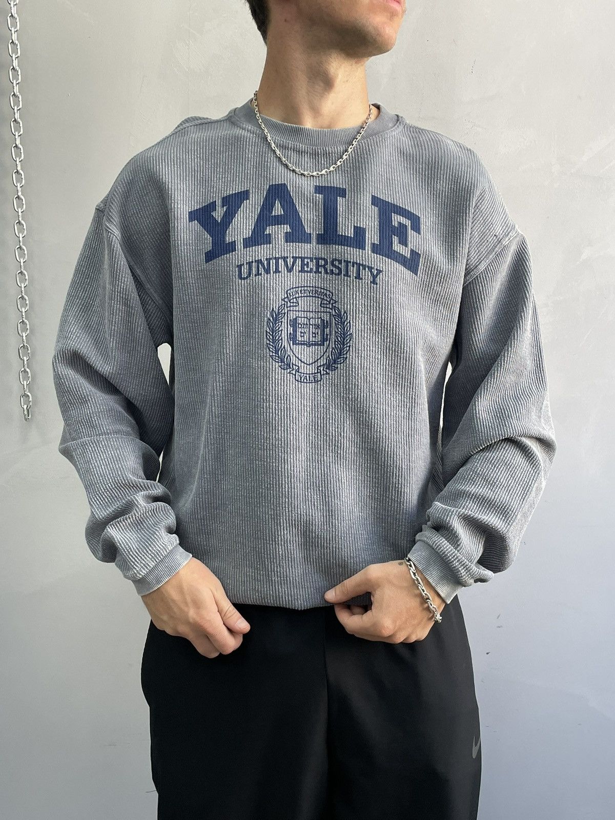 Japanese Brand Rare Yale university y2k retro sweatshirt crewneck Size US XL / EU 56 / 4 - 2 Thumbnail