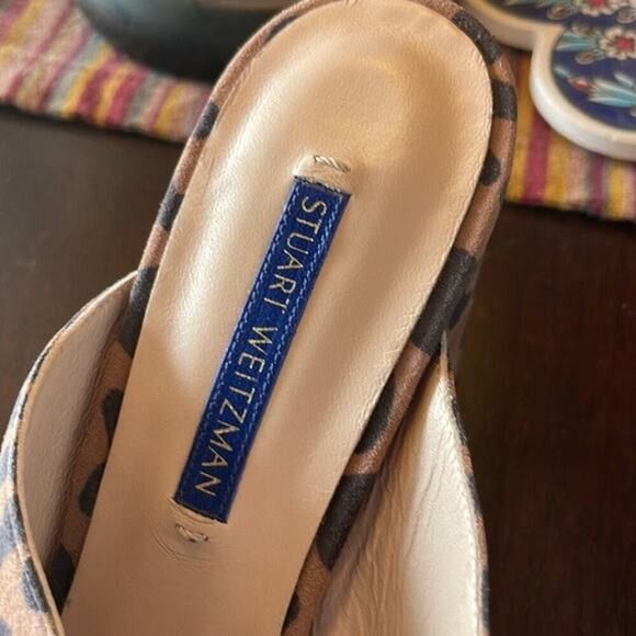 Stuart Weitzman Stuart Weitzman Galena Crisscross sandals leopard print Size US 7 / IT 37 - 6 Thumbnail