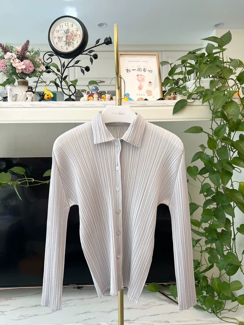 Issey Miyake Issey Miyake A light grey cardigan Size L / US 10 / IT 46 - 4 Thumbnail