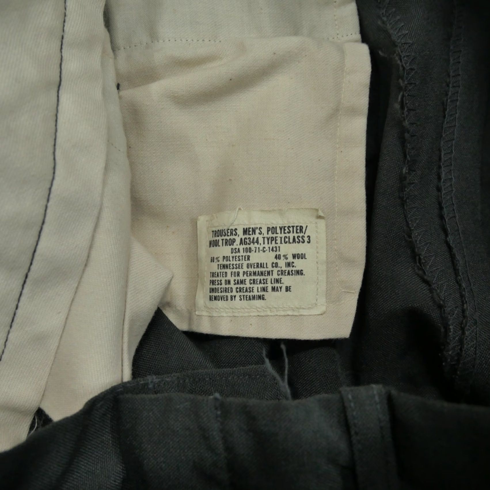 Vintage VINTAGE Ag 344 Pants Mens 31 32x33 Green Wool Blend Slacks 70s Size US 31 - 6 Thumbnail