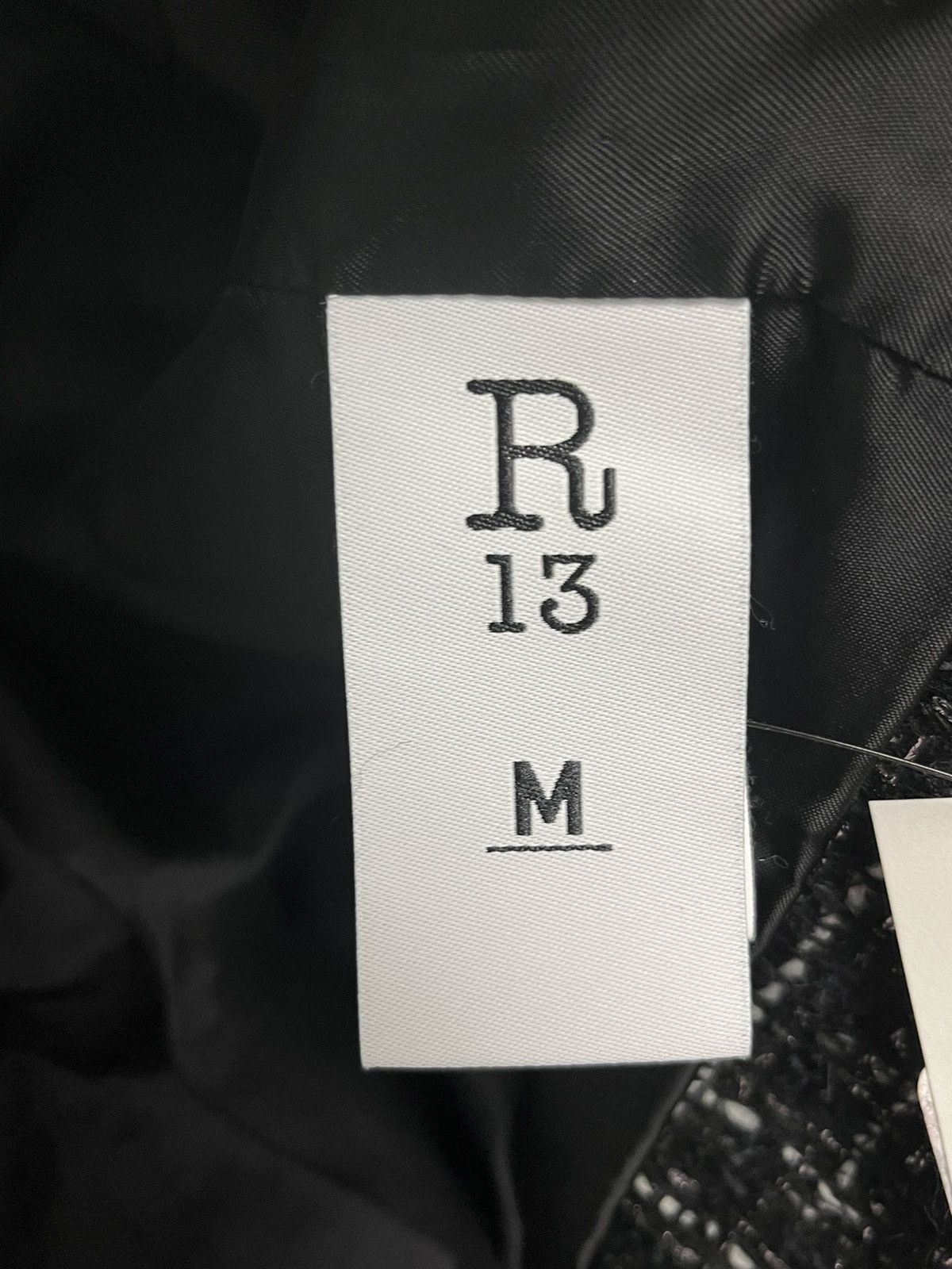 R13 Square Shoulder Tweed Jacket. Medium Size M / US 6-8 / IT 42-44 - 11 Thumbnail