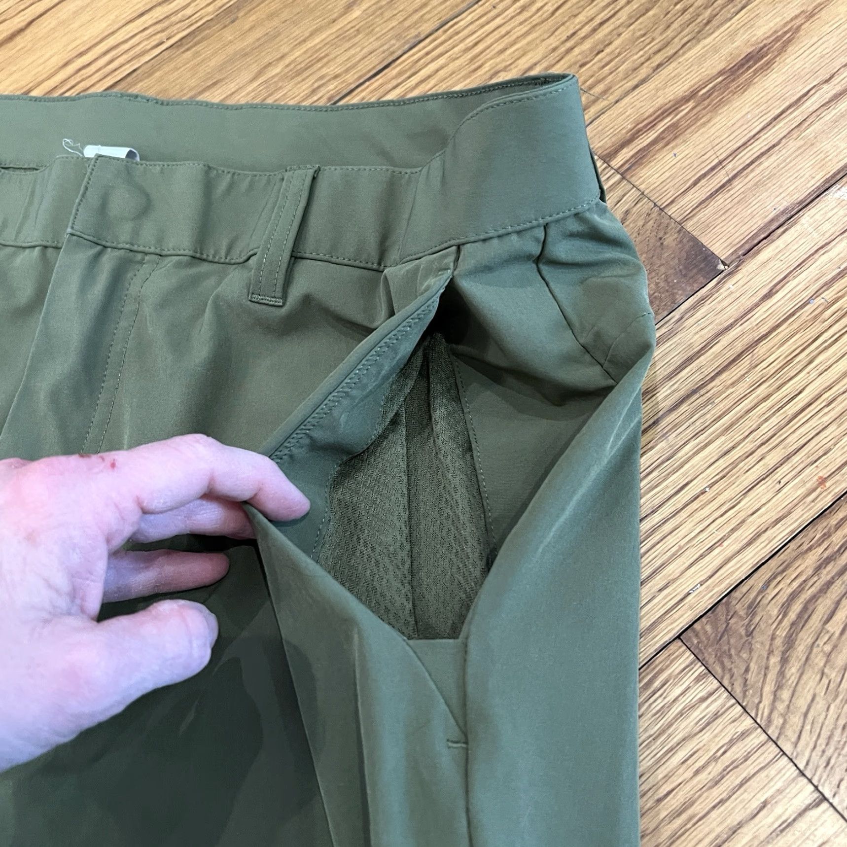 Fabletics VINTAGE Fabletics Men’s Pants Chino Jogger 34x30 Green Slim Fit Casual Travel Size US 34 / EU 50 - 5 Thumbnail