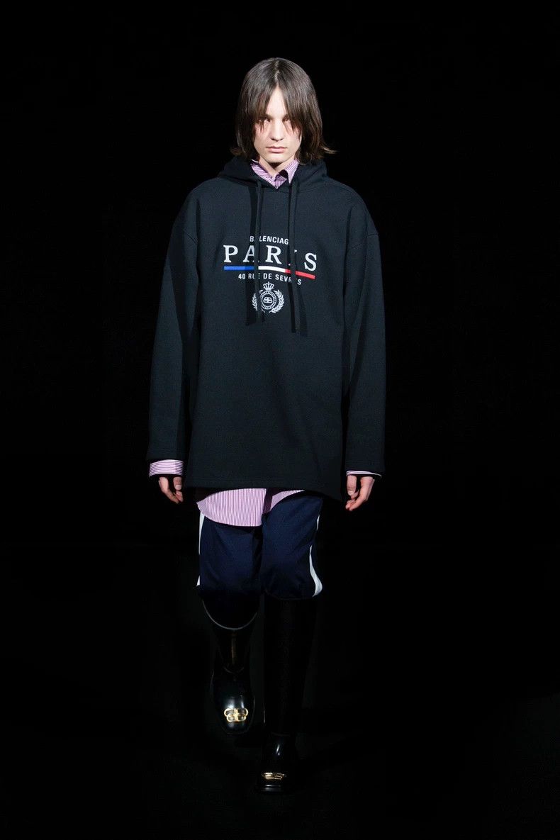 Balenciaga Balenciaga FW19 Crown wheat-ear embroidered logo crewneck p Size US XS / EU 42 / 0 - 7 Thumbnail