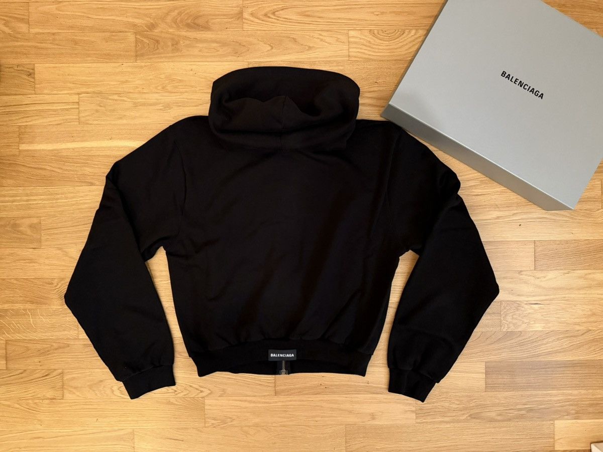 Balenciaga Balenciaga Tab Worn Out Zip Hoodie Size US L / EU 52-54 / 3 - 6 Thumbnail