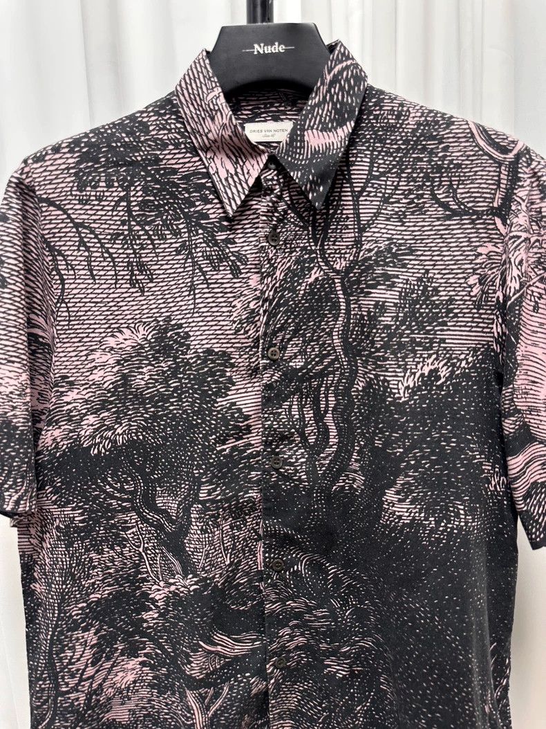 Dries Van Noten Dries Van Noten Oil Painting Shirt 2502-Nextarrow Size US S / EU 44-46 / 1 - 2 Thumbnail