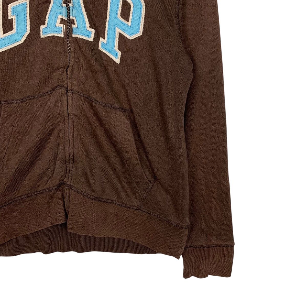 Gap Y2k Vintage GAP Big Logo Zipper Hoodie Sweatshirt #3595-C164 Size US S / EU 44-46 / 1 - 6 Thumbnail