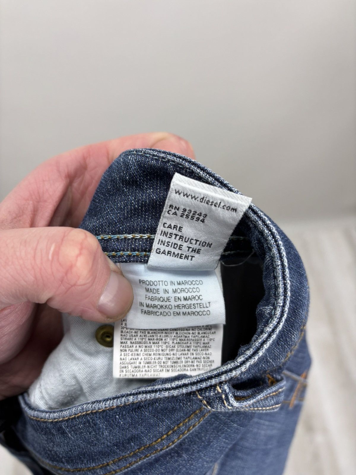 Diesel Mens jeans Y2k Diesel Size 31 Color Blue Size US 31 - 9 Thumbnail