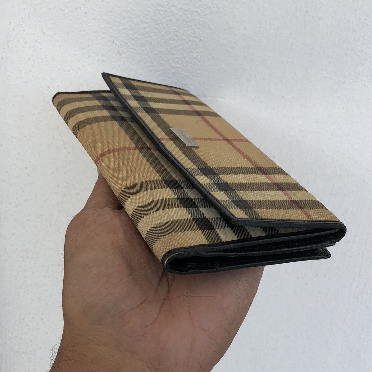 Burberry BURBERRY LONDON Novacheck Long Wallet Made In Italy Size ONE SIZE - 4 Thumbnail