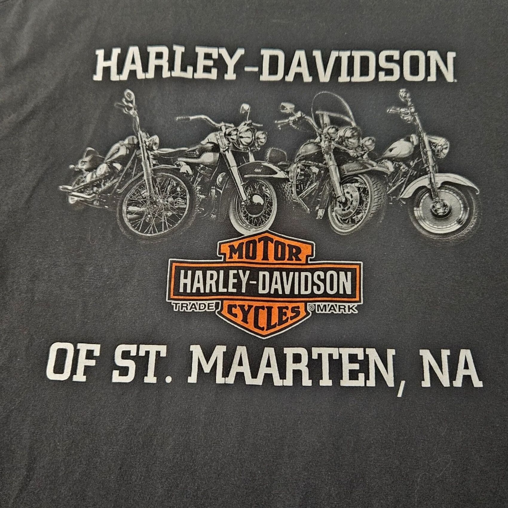 Harley Davidson VINTAGE Harley-Davidson Pocket Shirt Men's XL Black St Maarten, NA Shirt Mens XL Black Harley-Davidson Pocket Shirt Size US XL / EU 56 / 4 - 4 Thumbnail