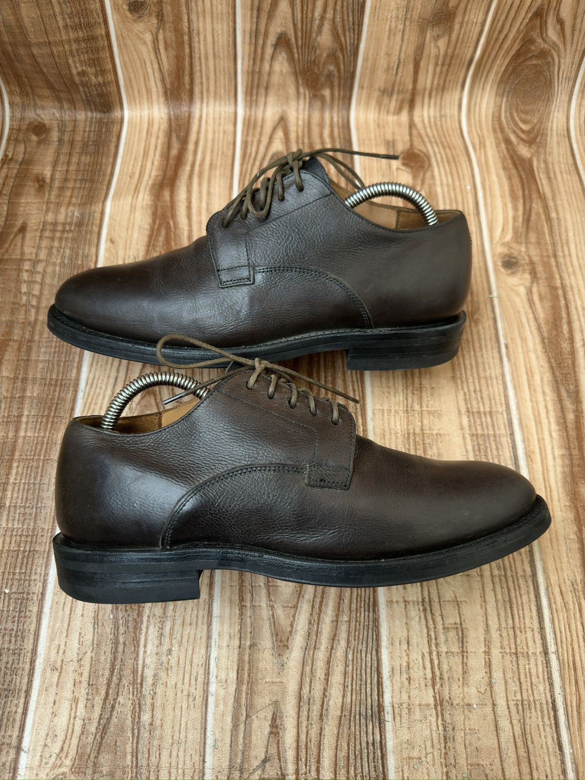 Viberg Viberg Dark Brown Derby Boots. Size US 7 / EU 40 - 11 Thumbnail
