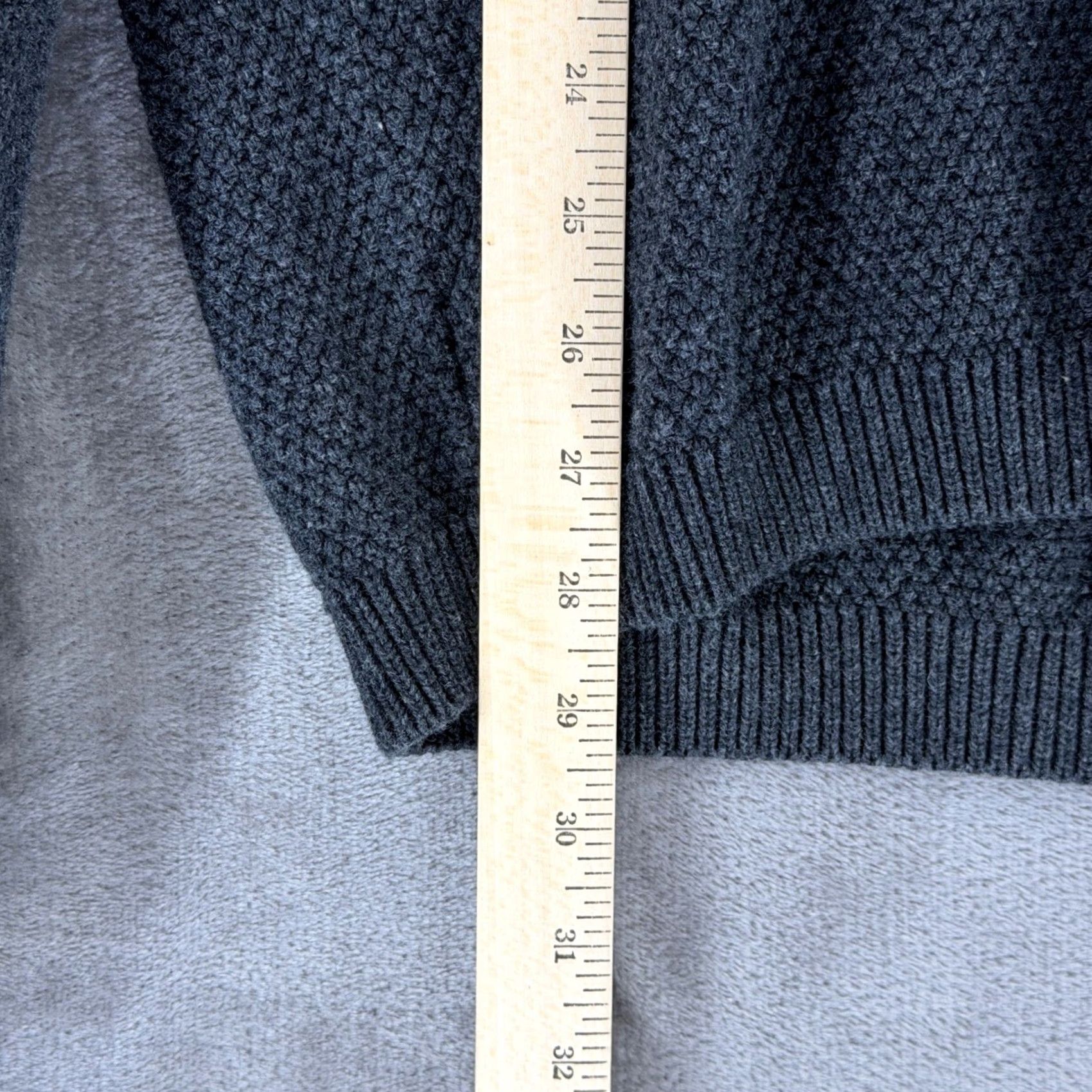 Prana Prana Mens Gray Organic Cotton Textured Hooded Henley Sweater L Size US L / EU 52-54 / 3 - 6 Thumbnail