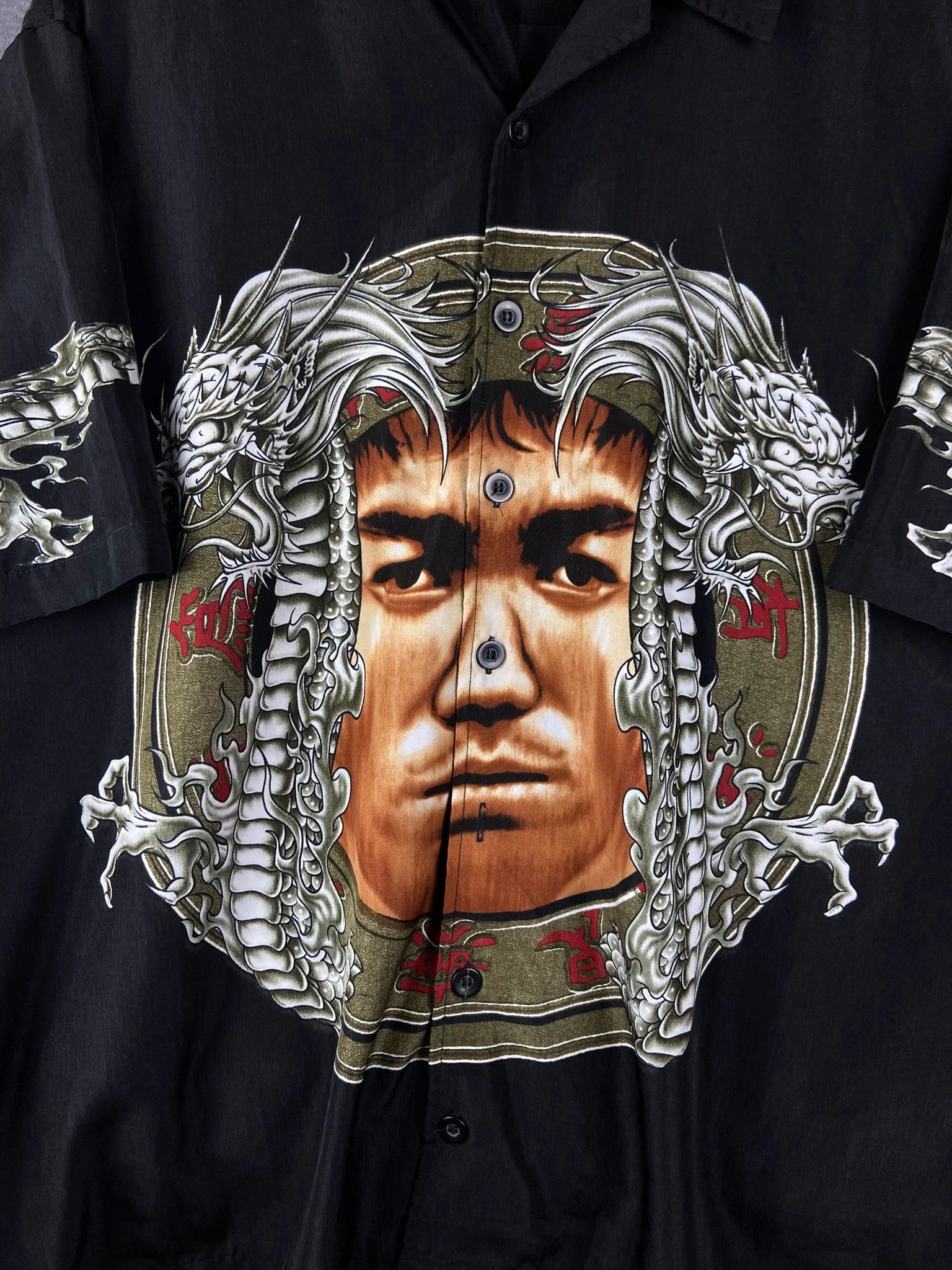 Other Dnon Jeans shirt black XL oversize vintage dragon print Size US XL / EU 56 / 4 - 2 Thumbnail