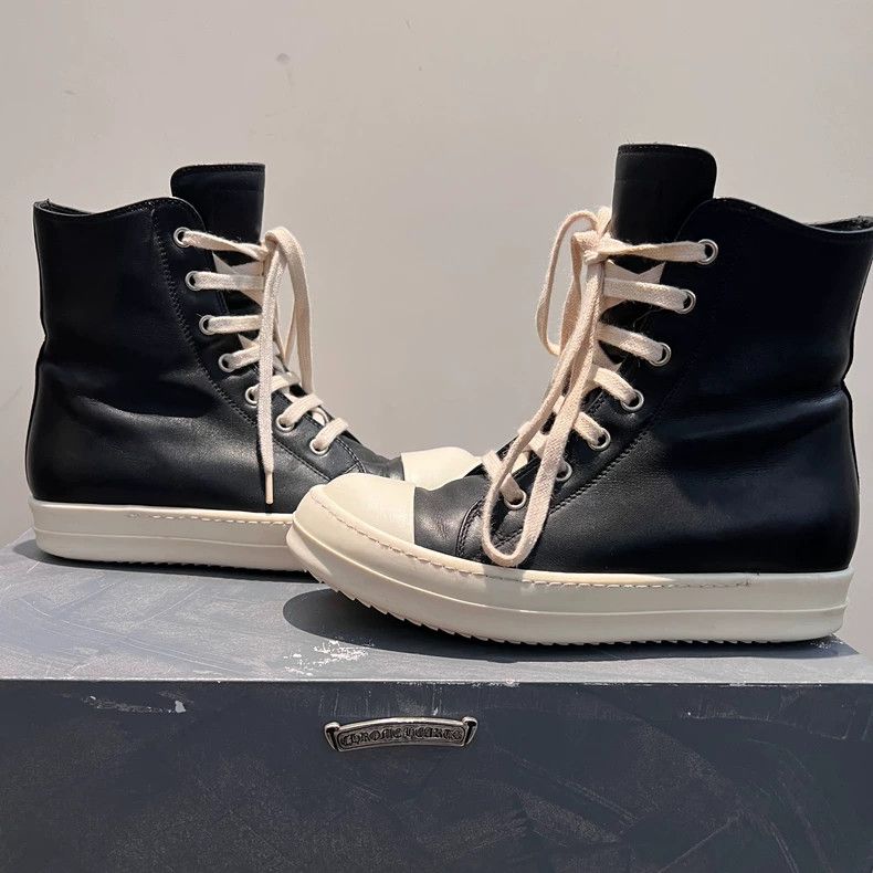 Rick Owens rick owens size 36 Classic high-top Converse board shoes Size US 6 / IT 36 - 2 Thumbnail