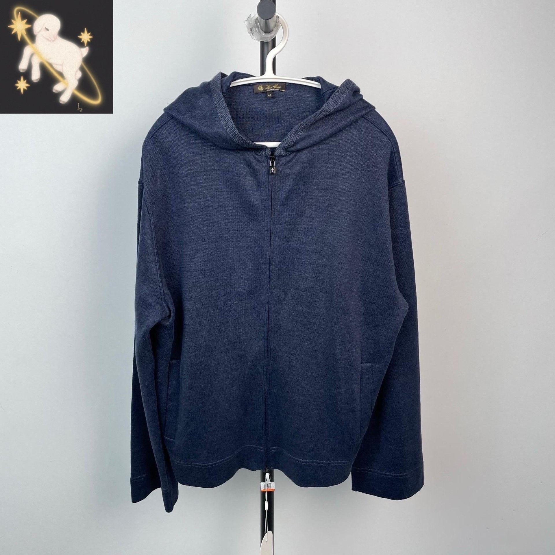 Loro Piana Loro Piana Linen Blue Sweater 42 Men Size US M / EU 48-50 / 2 - 1 Thumbnail