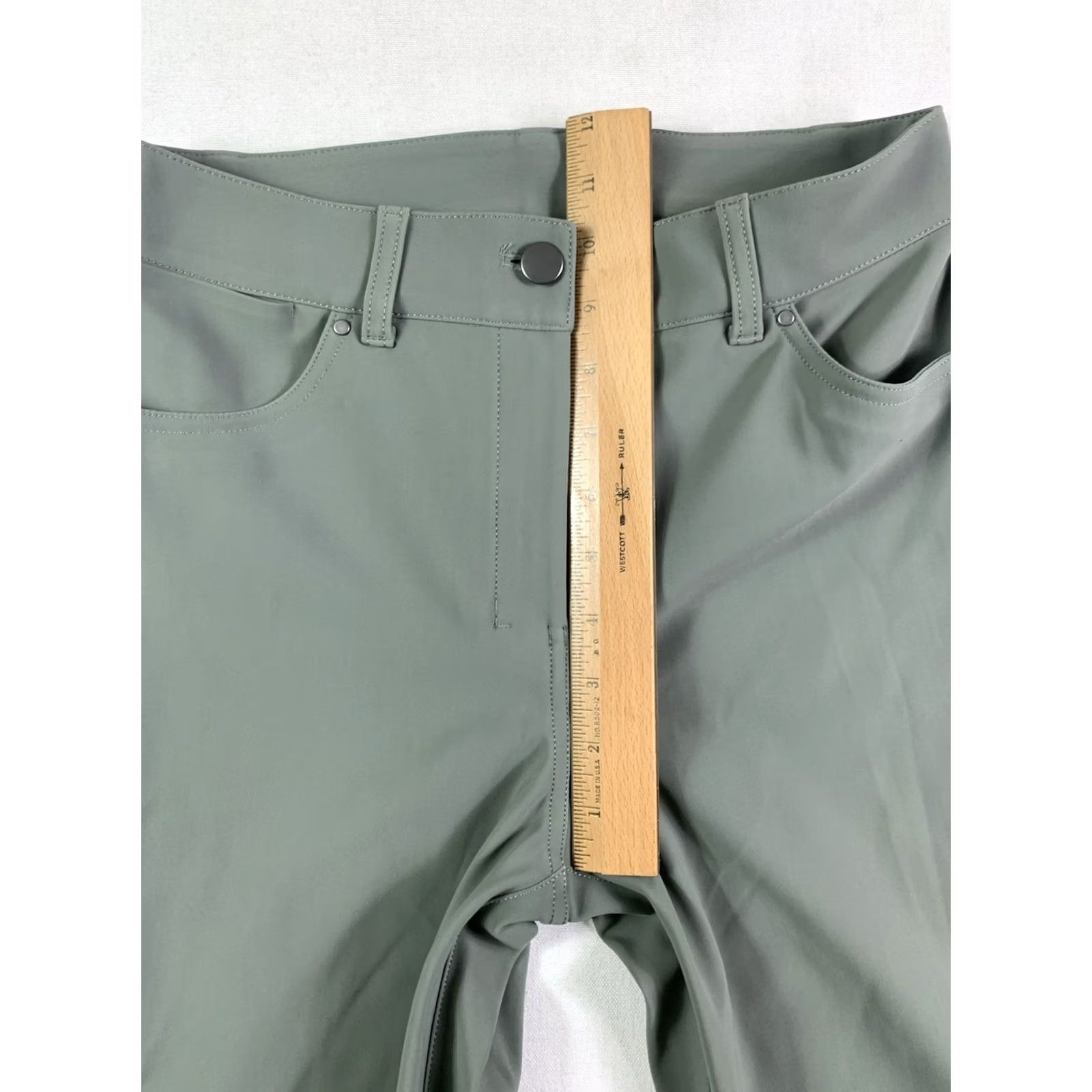 Lululemon Lululemon City Sleek Slim-Fit 5 Pocket High-Rise Pant Gray 27x30 Women's Nylon Spandex NWT Size 27" / US 4 / IT 40 - 4 Thumbnail