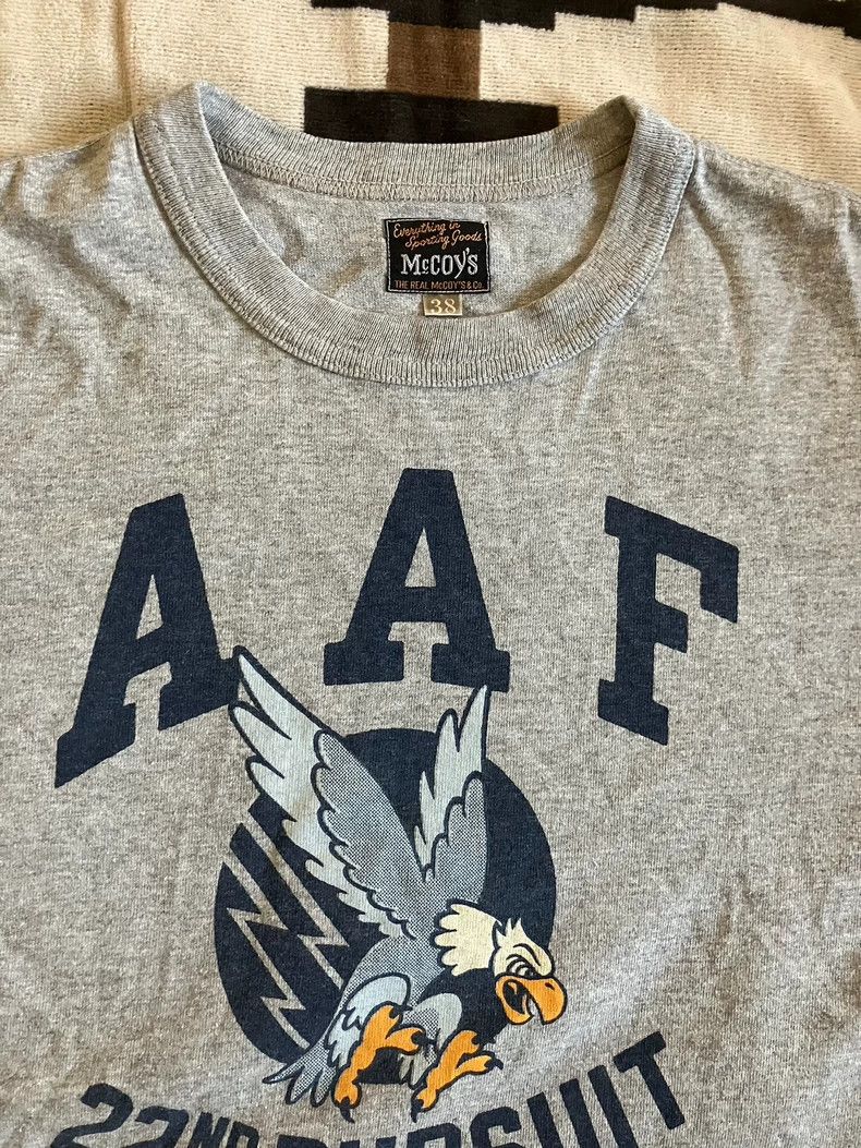 The Real McCoy's The REAL McCOY'S Eagle Thunderbird Size 38 Short Sleeve T-S Size US M / EU 48-50 / 2 - 4 Thumbnail