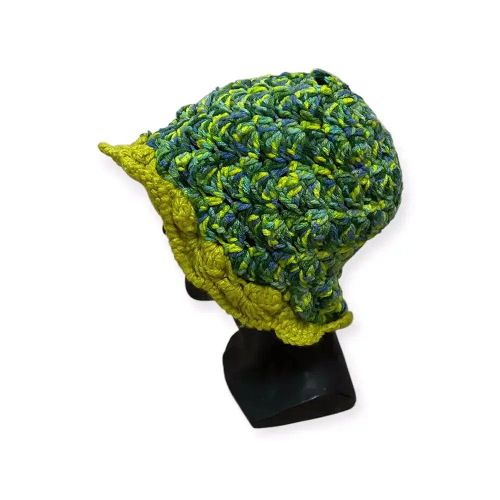 Japanese Brand Rare Design Crochet Beanie Hat Size ONE SIZE - 1 Thumbnail