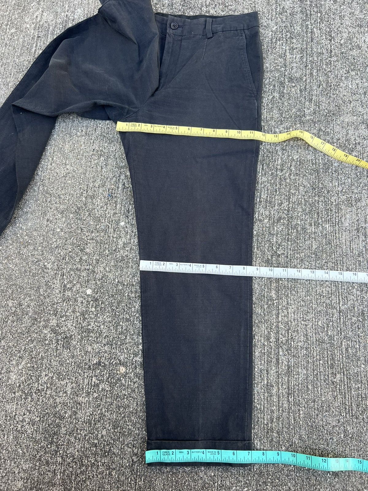 Margaret Howell Vintage Margaret Howell Faded Black Cropped Chinos Pant Size US 30 / EU 46 - 4 Thumbnail