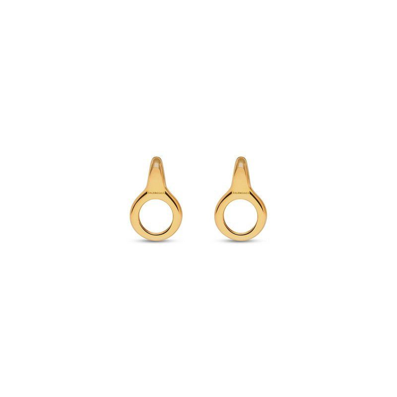 Balenciaga o1bcso1str0125 Size: OS / Bold Earrings in Gold Size ONE SIZE - 1 Thumbnail