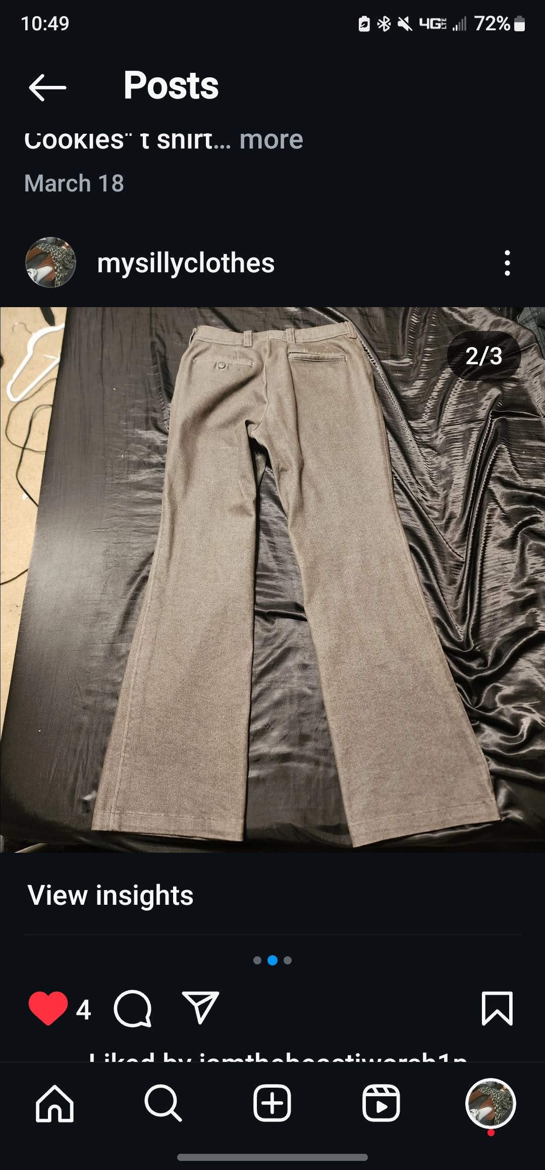 Tornado Mart Tornado mart flared formal pants Size US 30 / EU 46 - 2 Thumbnail