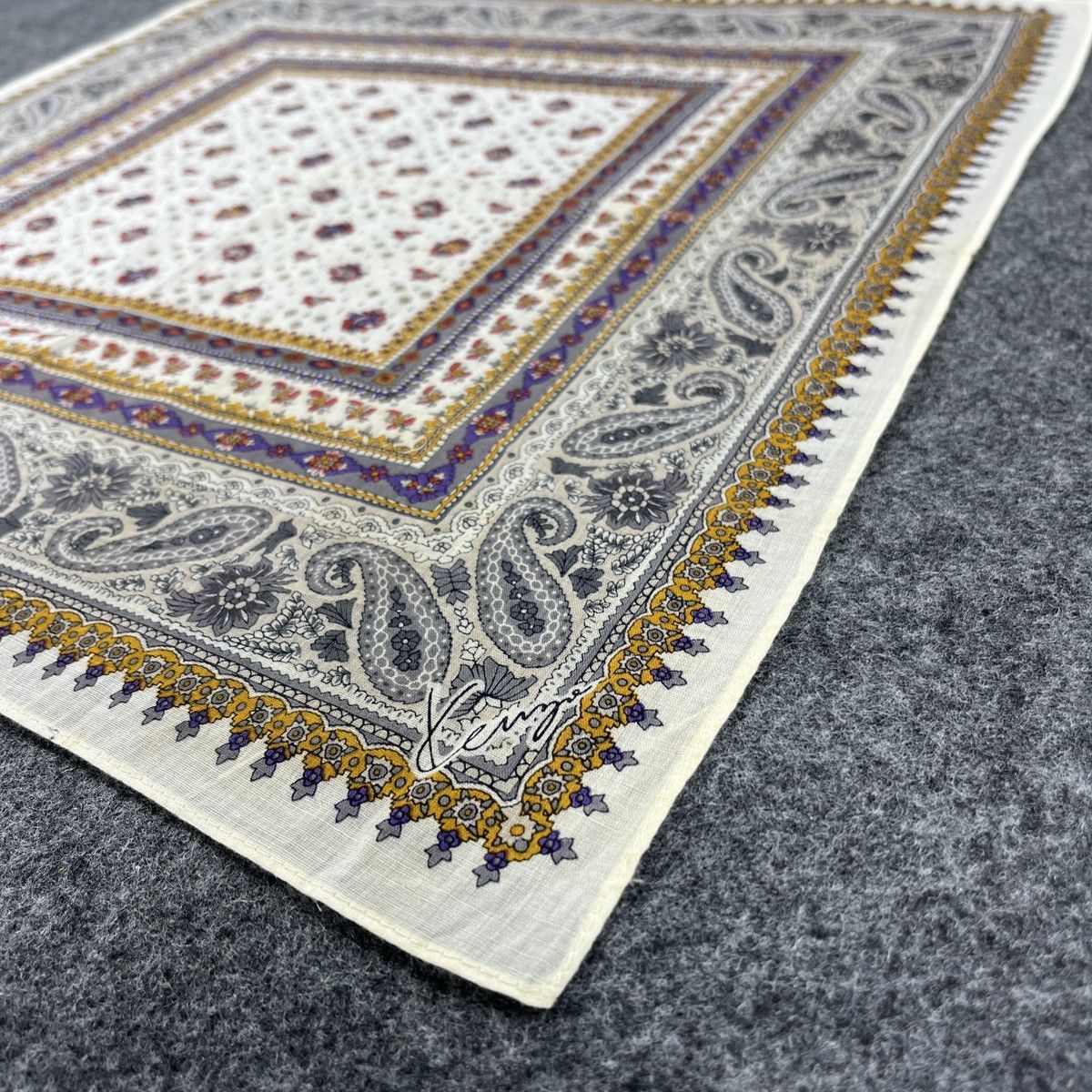 Kenzo Kenzo Paisley Handkerchief / Bandana / Neckerchief B220 Size ONE SIZE - 6 Thumbnail