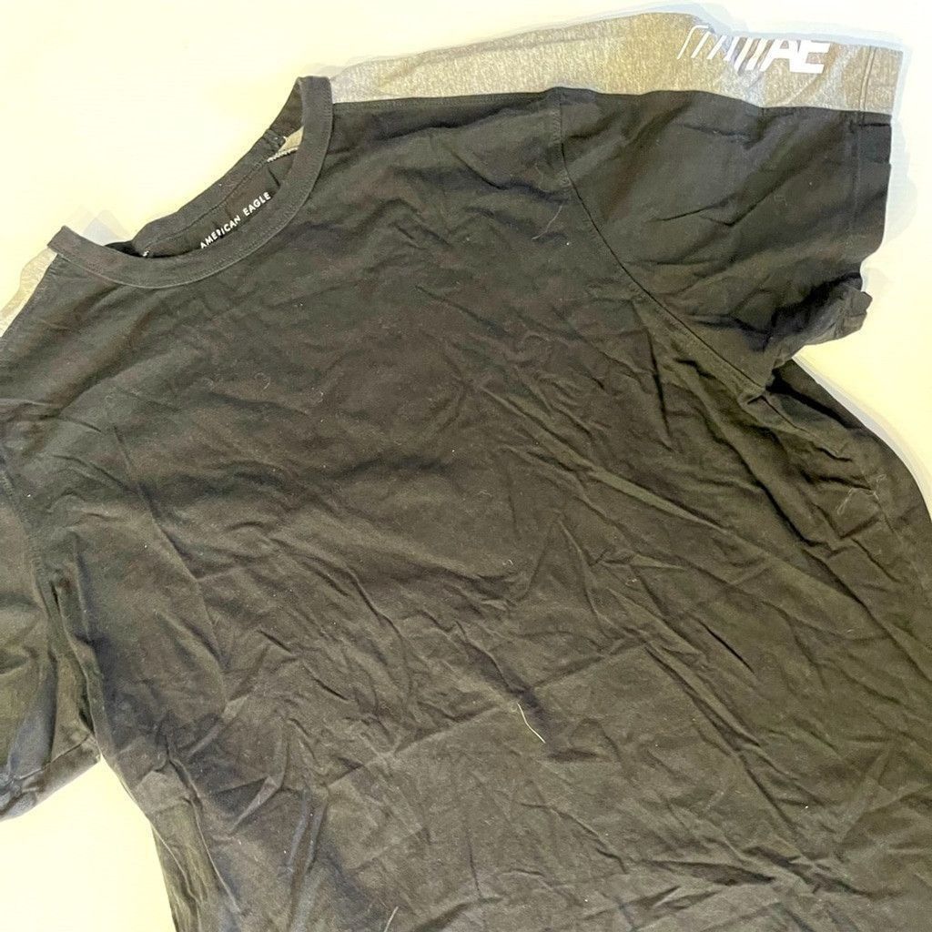 American Eagle Outfitters American Eagle Men’s Black &Gray T-shirt Size XL Size US XL / EU 56 / 4 - 1 Thumbnail