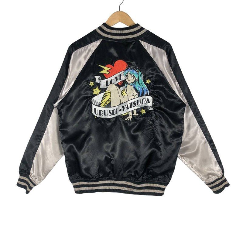 Anime × Japanese Brand Vintage Urusei-Yatsura Zipper Varsity Jacket Size US L / EU 52-54 / 3 - 6 Thumbnail