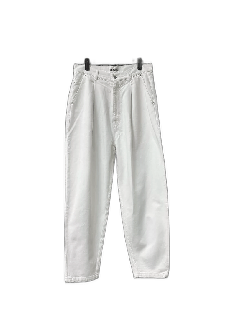 Hed Mayner Hed Mayner White Denim Pants Size US 44 / EU 60 - 1 Thumbnail