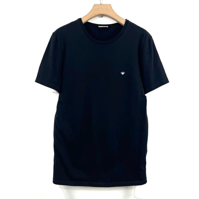 Dior Dior Black embroidered little bee short-sleeved T-shirt Size US M / EU 48-50 / 2 - 1 Thumbnail
