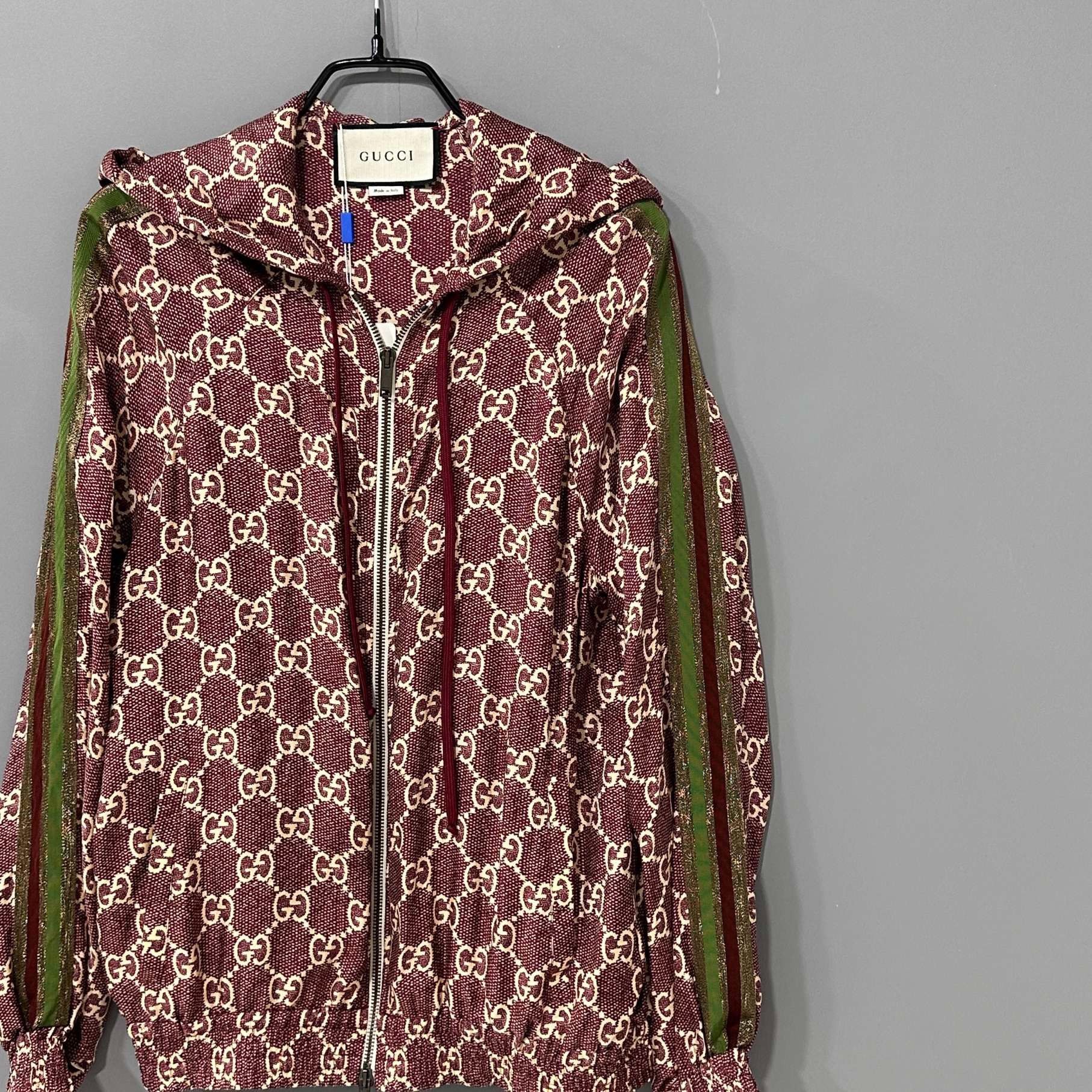 Gucci Gucci side striped old flower full-print zipper hoodie 2501 Size US XS / EU 42 / 0 - 2 Thumbnail