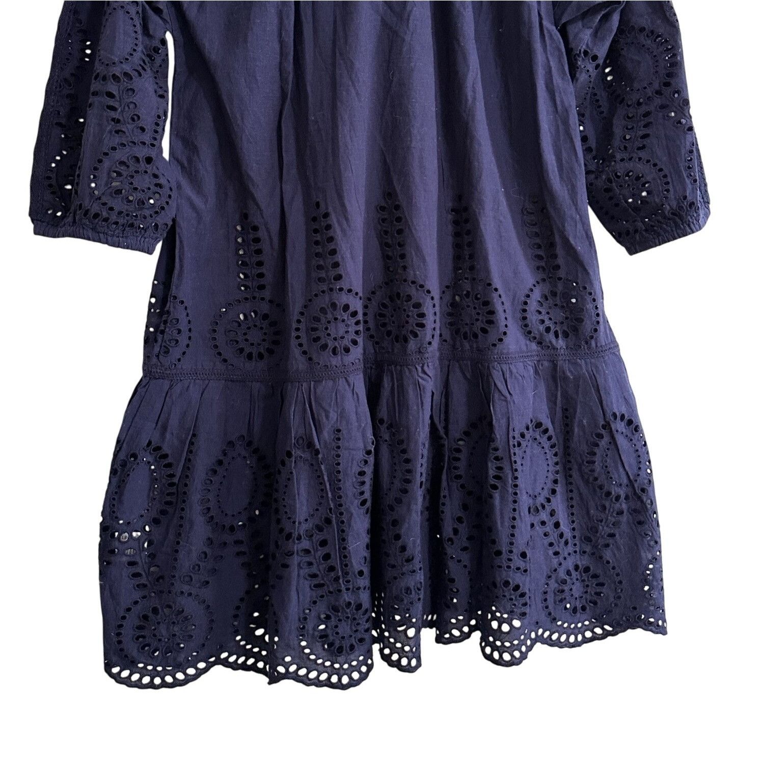 Other Melissa Odabash Ashley Eyelet Cotton Mini Dress, S NWT Size S / US 4 / IT 40 - 8 Thumbnail