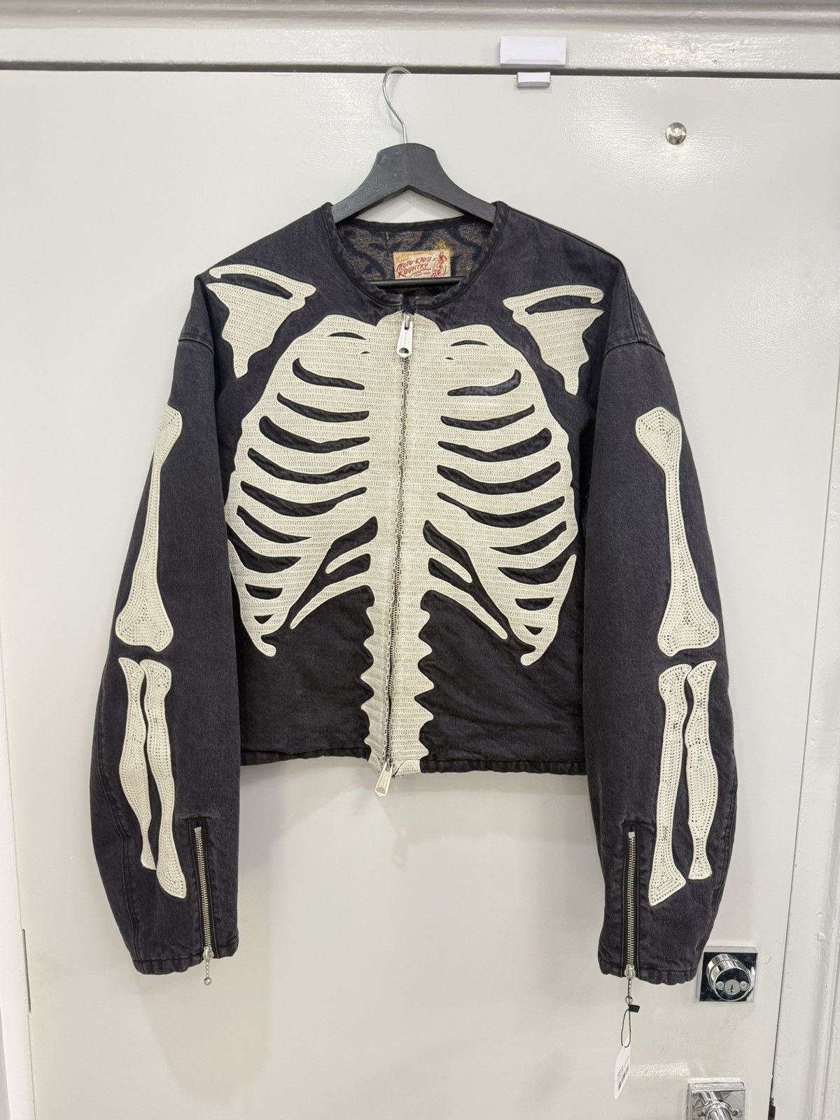 Kapital Kapital Bone Biker Jacket Size US XXL / EU 58 / 5 - 1 Thumbnail