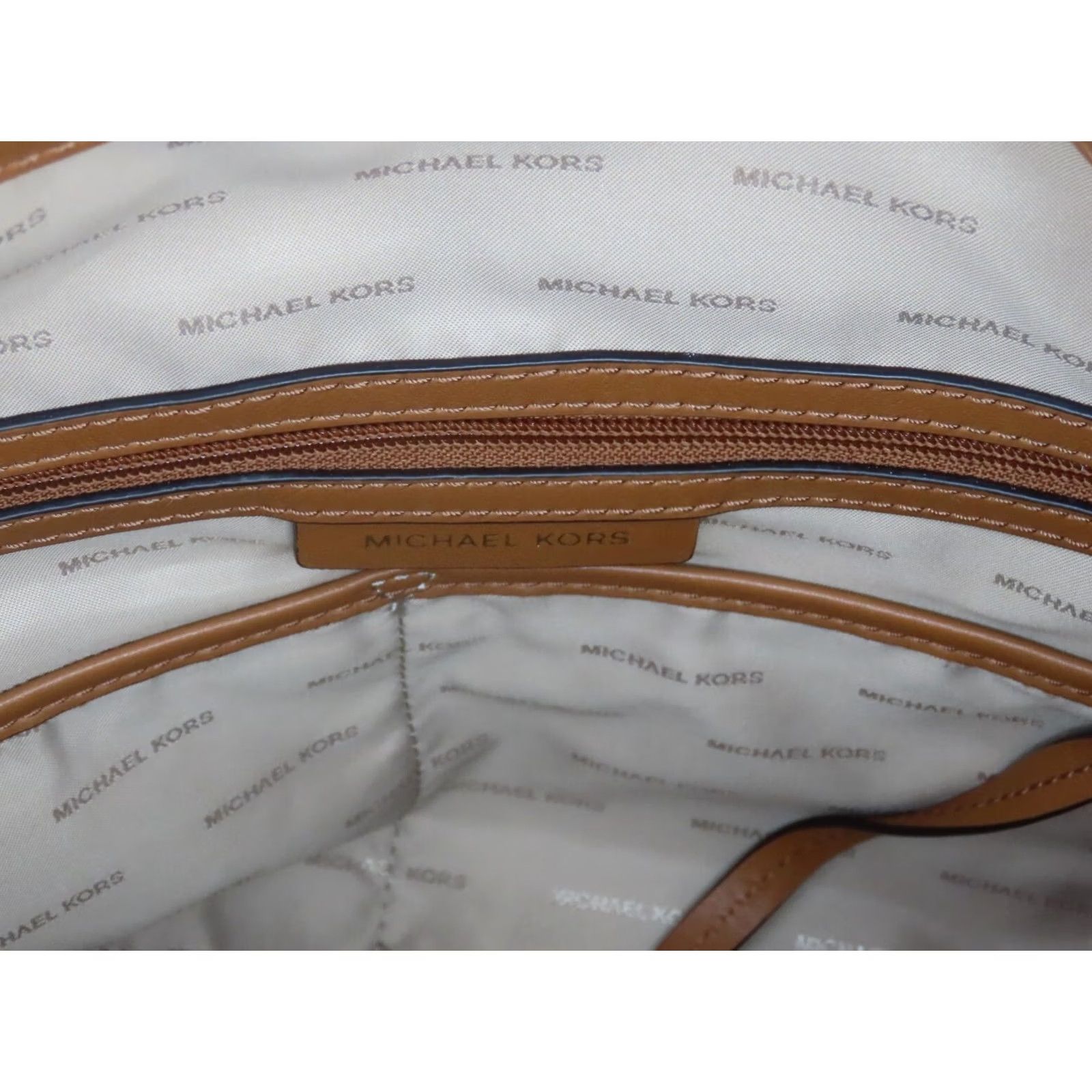 Michael Kors Michael Kors Lex Large Pebbled White Signature Hobo Purse Women Bag Charm Leather Gold Logo Vintage No Size ONE SIZE - 5 Thumbnail
