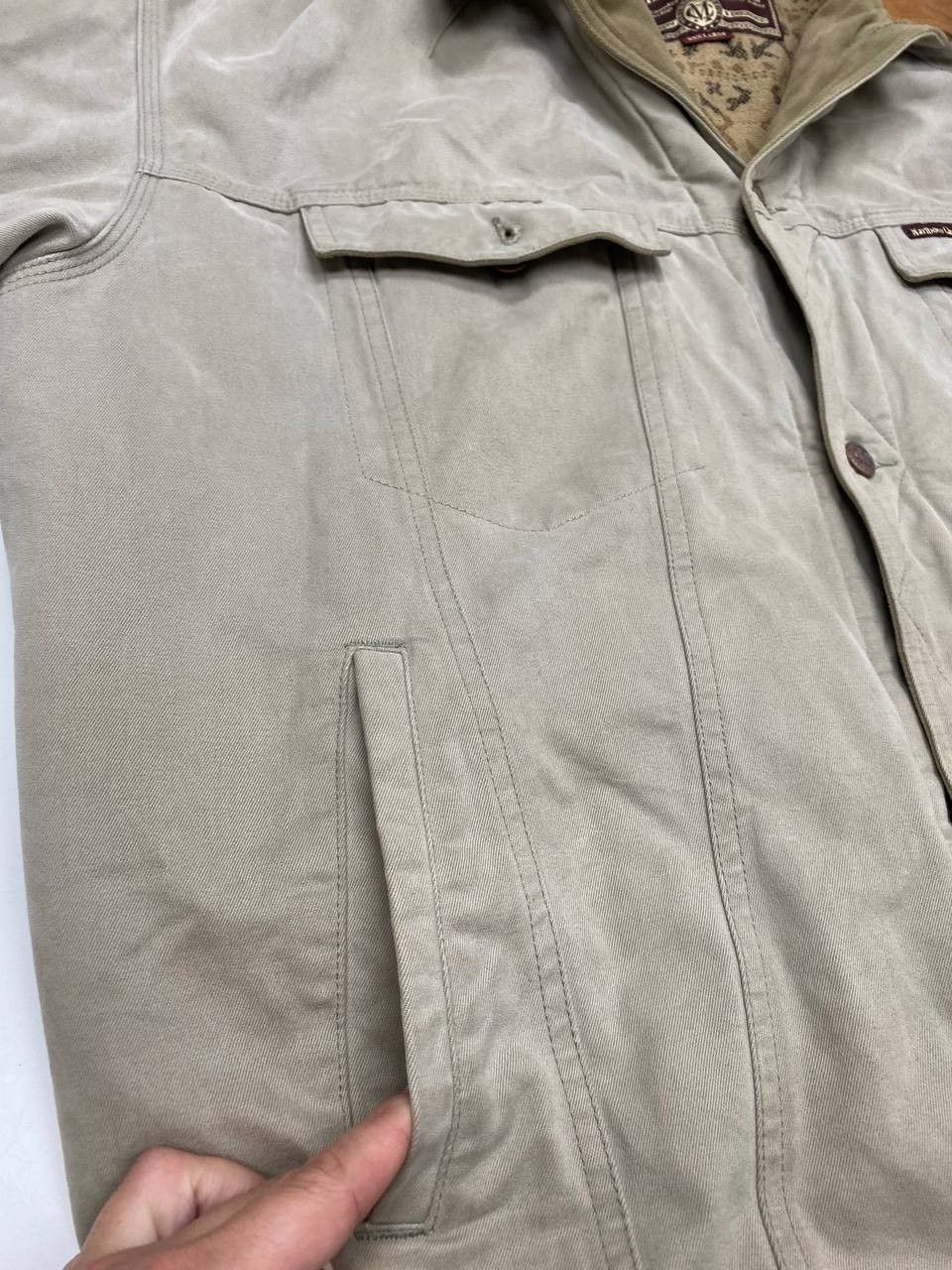 Marlboro Marlboro Classics Beige XXXL Vintage Canvas Jacket 90s Italy Size US XXL / EU 58 / 5 - 8 Thumbnail