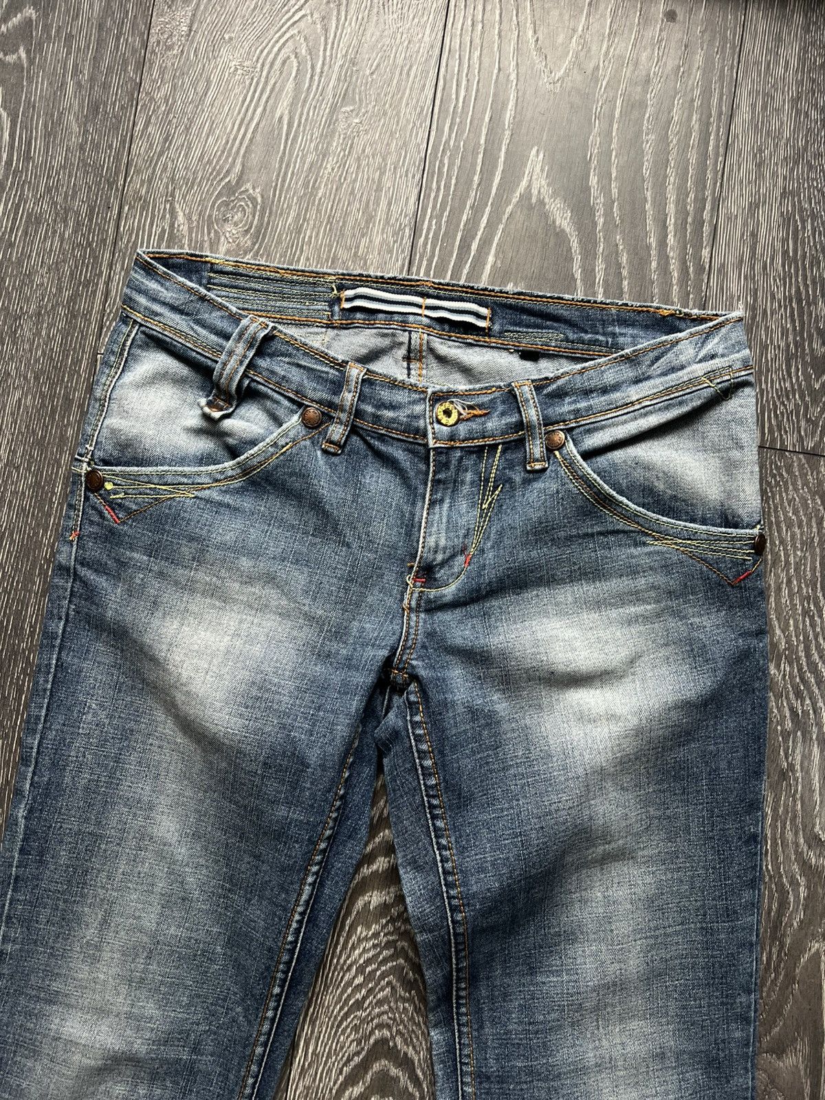 Marithe + Francois Girbaud Vintage Flare Jeans Size 30" / US 8 / IT 44 - 2 Thumbnail