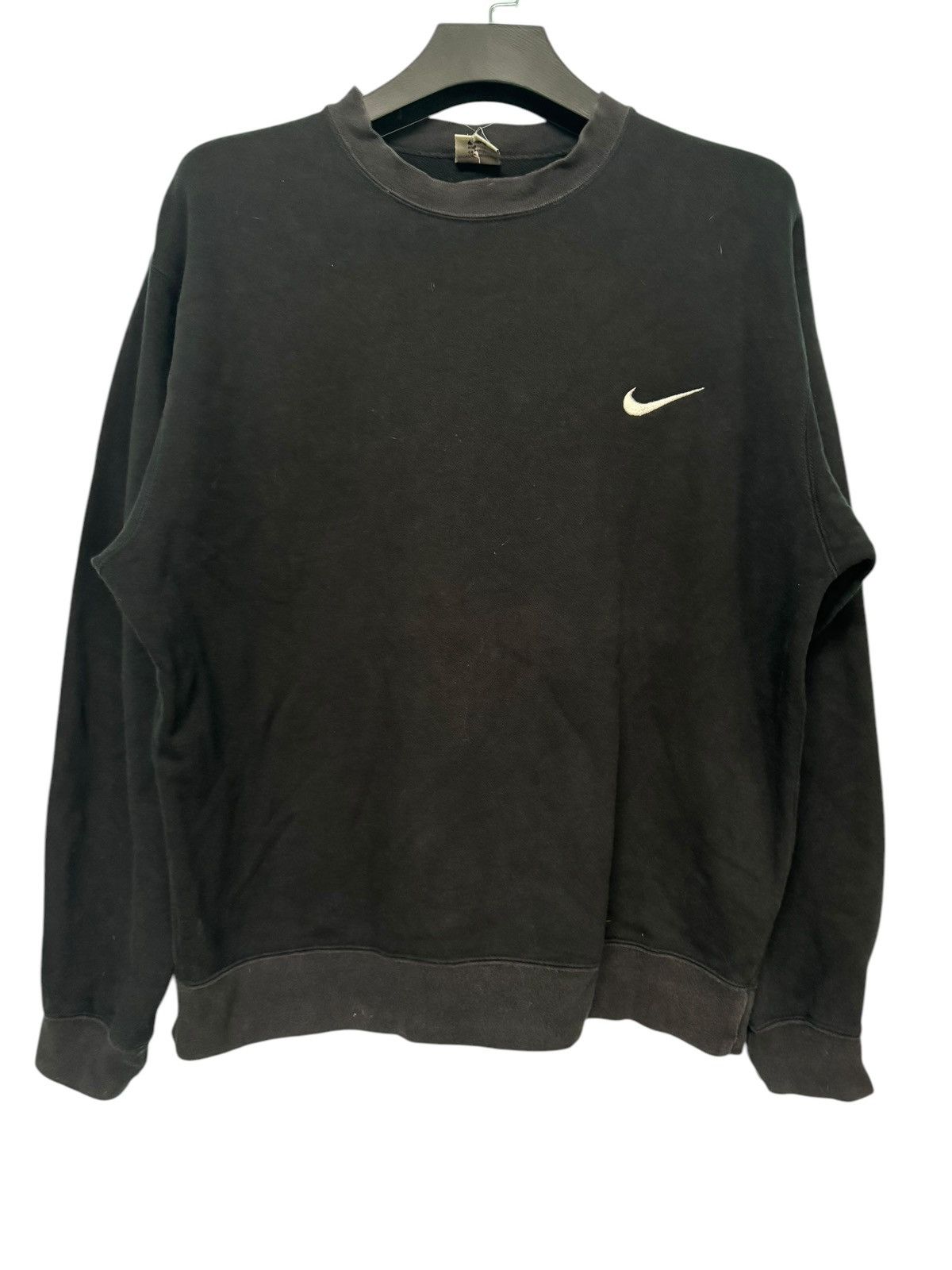 Nike 💥VINTAGE 90s NIKE SMALL EMBROIDED LOGO CREWNECK SWEARTSHIRT Size US XXL / EU 58 / 5 - 1 Thumbnail