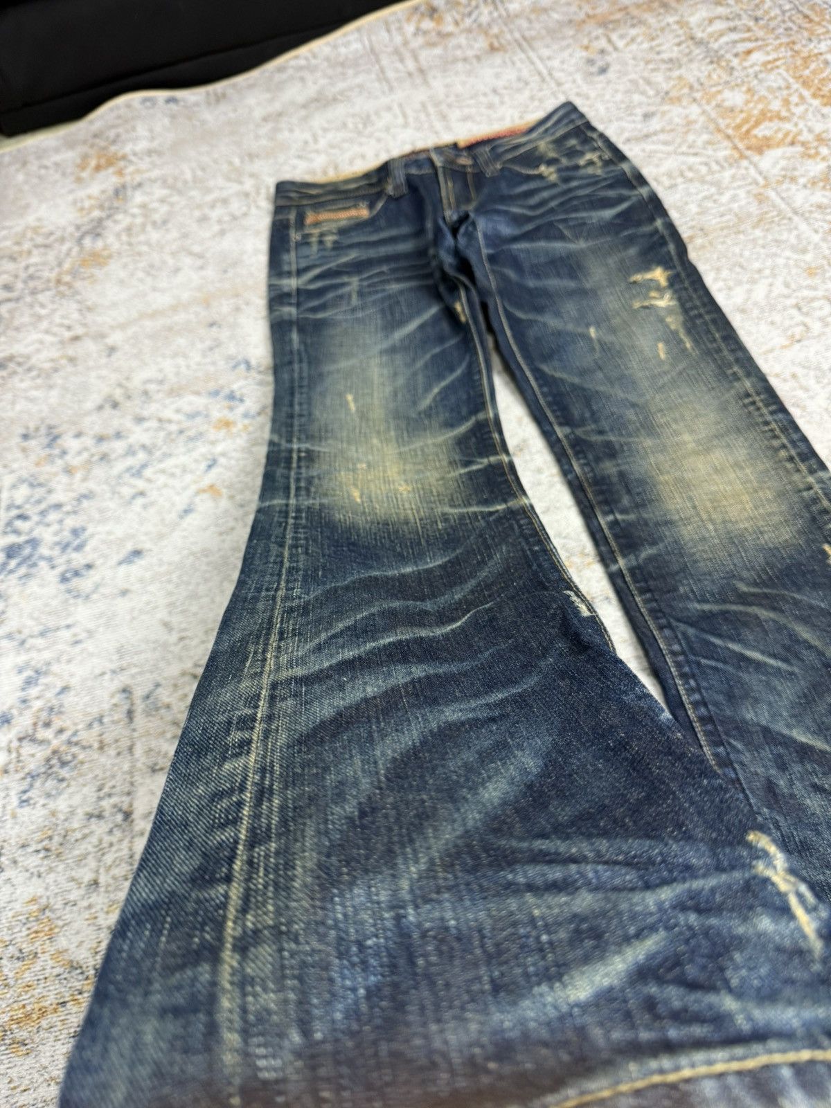 Tornado Mart Robortshous y2k style denim pants Size US 28 / EU 44 - 2 Thumbnail