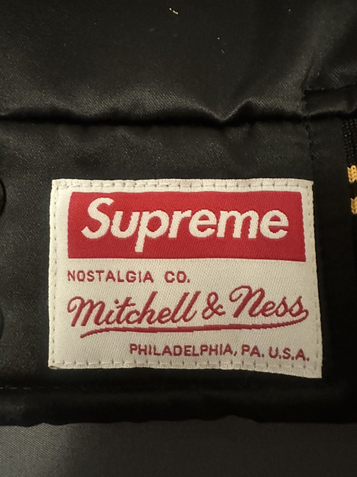 Mitchell & Ness × Supreme Supreme x Mitchell & Ness Lined Hooded SatinVarsity Jacket Size US L / EU 52-54 / 3 - 7 Thumbnail