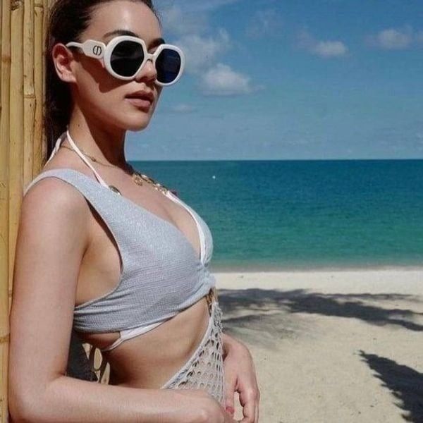 Dior NEW DIOR DIORBOBBY R1U 95B0 IVORY BLUE SUNGLASSES Size ONE SIZE - 1 Thumbnail