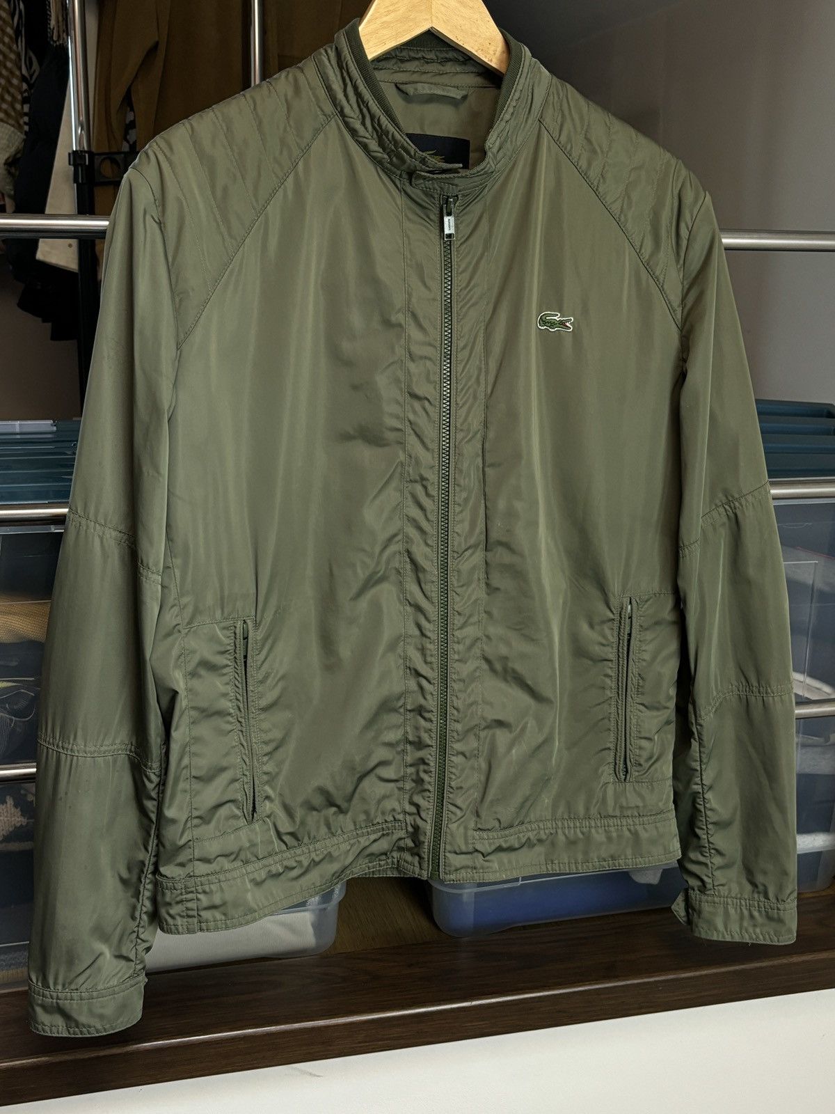 Lacoste Lacoste Light Pilot Bomber Jacket Size US M / EU 48-50 / 2 - 2 Thumbnail