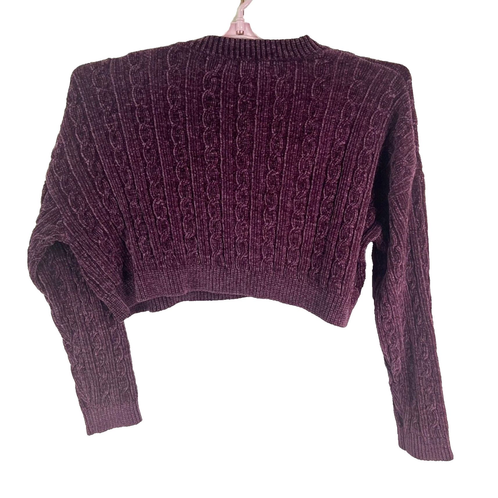 Forever 21 Forever 21 Super Soft Cropped Sweater Womens M Purple Size M / US 6-8 / IT 42-44 - 7 Thumbnail
