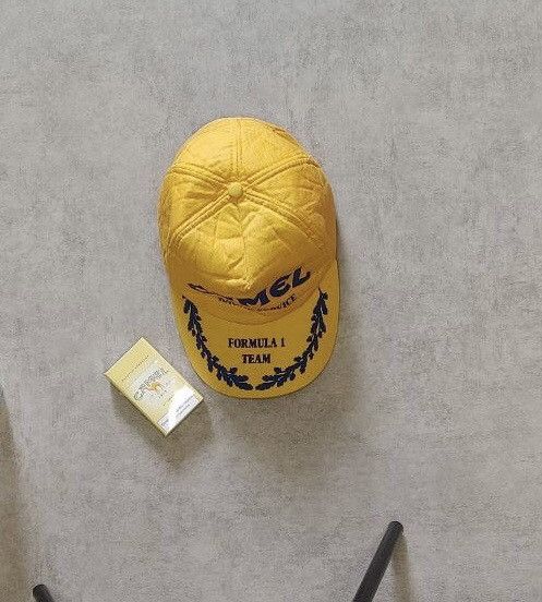Camel × Vintage Vintage Camel Team lotus f1 racing hat cap Size ONE SIZE - 3 Thumbnail