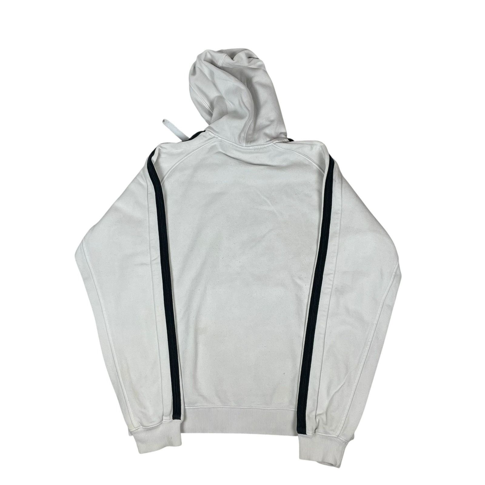 Nike × Vintage Nike Men White Swoosh Spellout Long Sleeve Pullover Hoodie M Size US M / EU 48-50 / 2 - 7 Thumbnail