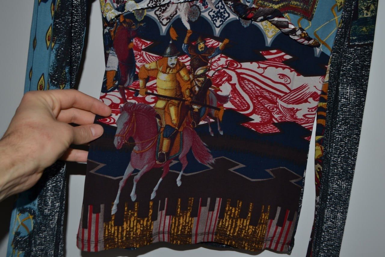 Japanese Brand Save The Queen Top Size Y2K Asian Cavalry Art To Wear Boho Size M / US 6-8 / IT 42-44 - 2 Thumbnail
