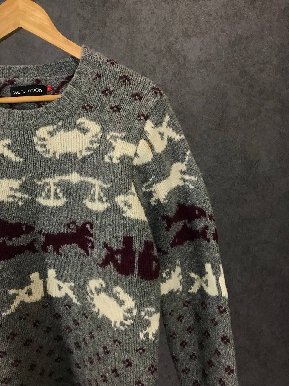 Wood Wood Wood Wood designer wool art sweater Size US S / EU 44-46 / 1 - 2 Thumbnail