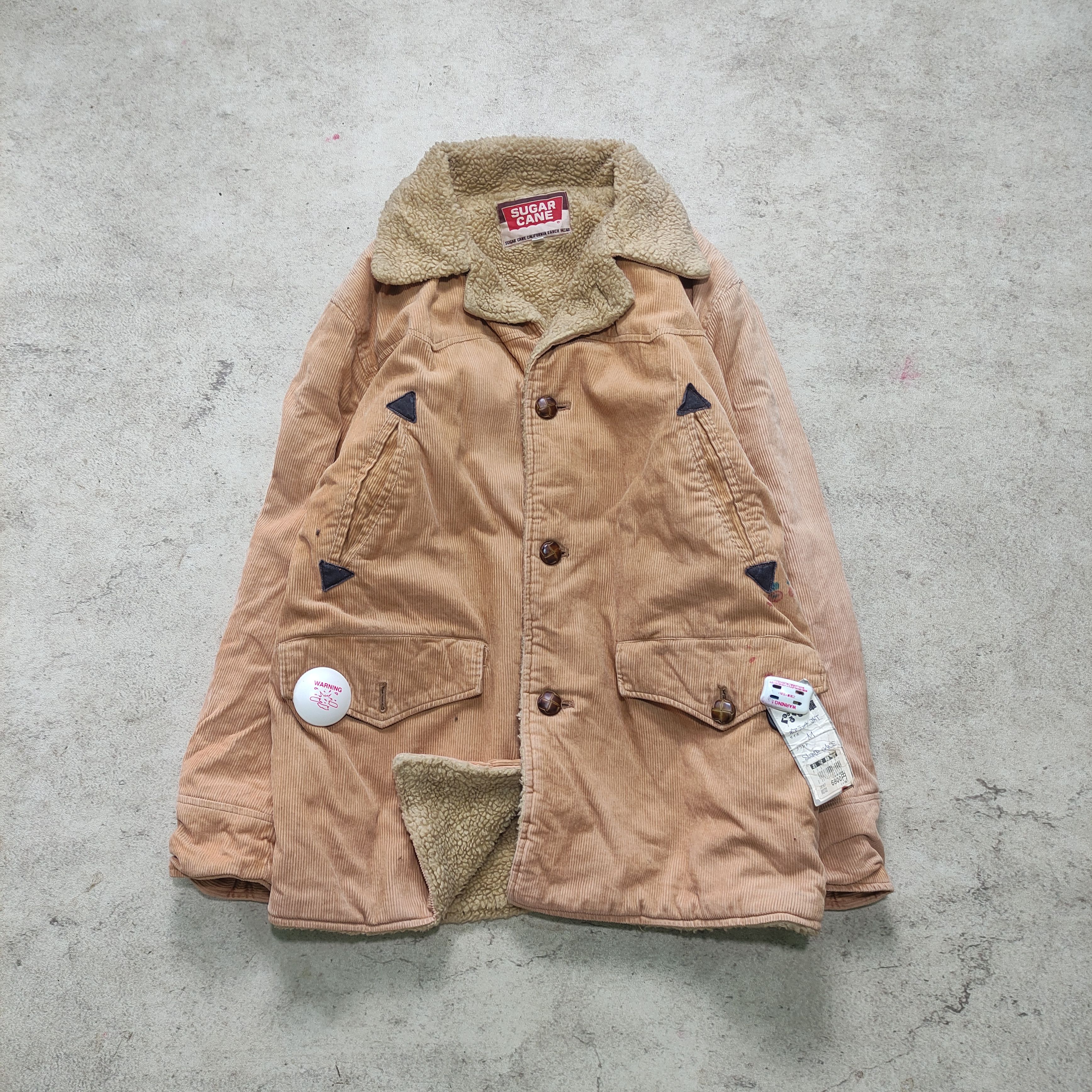 Sugar Cane Sugar Cane Corduroy Sherpa Jacket Size US M / EU 48-50 / 2 - 1 Thumbnail